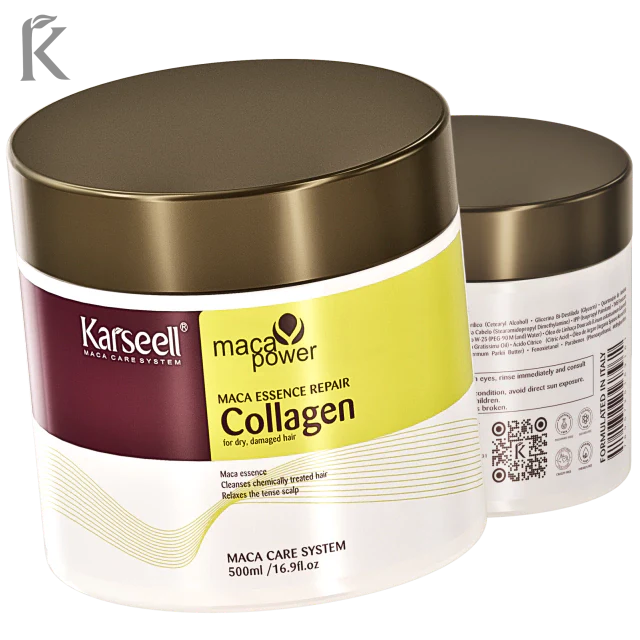 Máscara Karseell Collagen – Hidratación Profunda para Cabello Maltratado