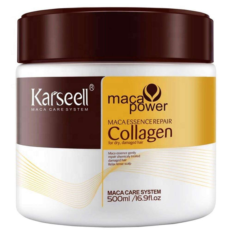 Máscara Karseell Collagen – Hidratación Profunda para Cabello Maltratado