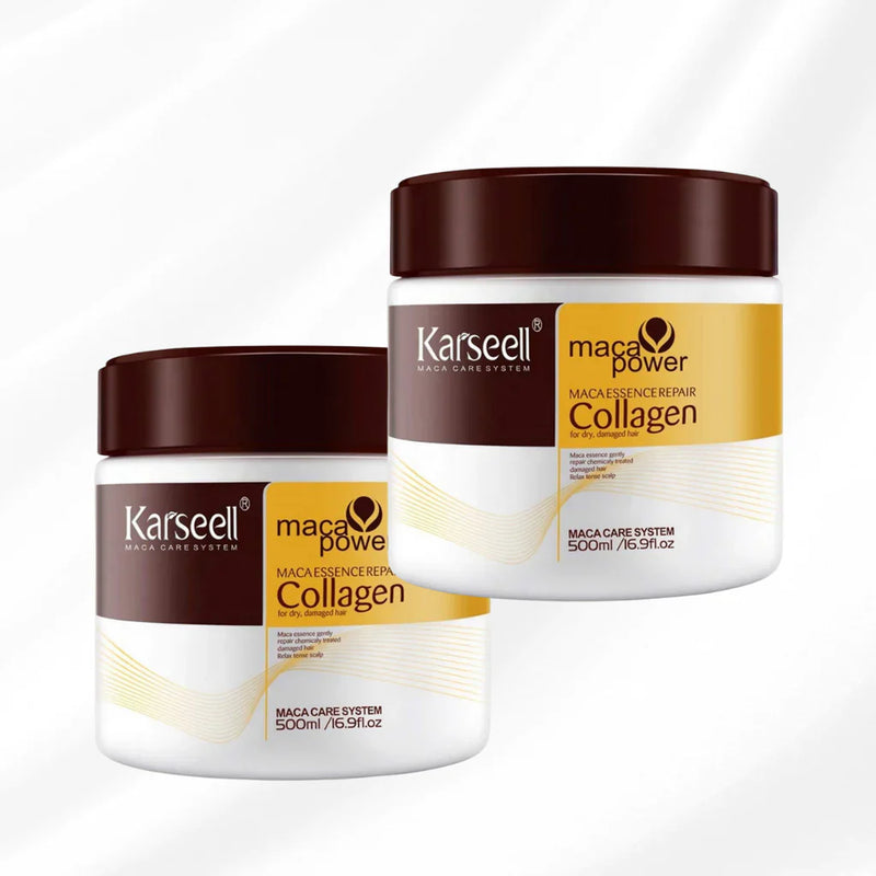 Máscara Karseell Collagen – Hidratación Profunda para Cabello Maltratado